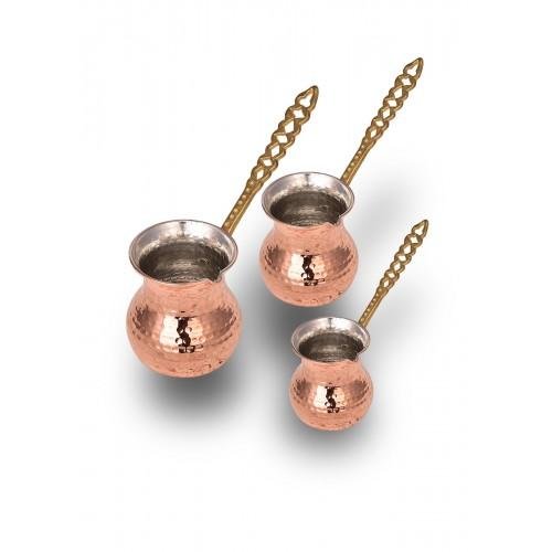 Copper Coffee Pot Set of 3