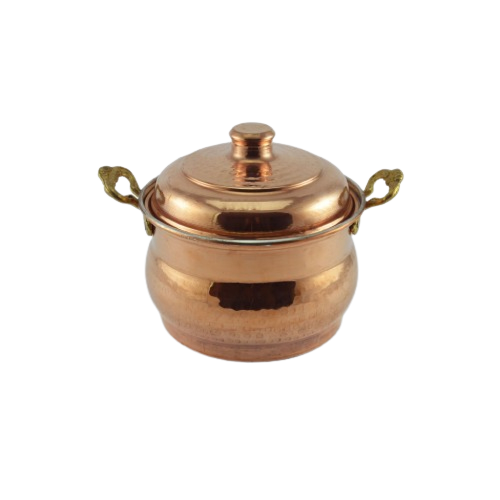 Copper Mini Casserole Sugar Bowl 8 Cm