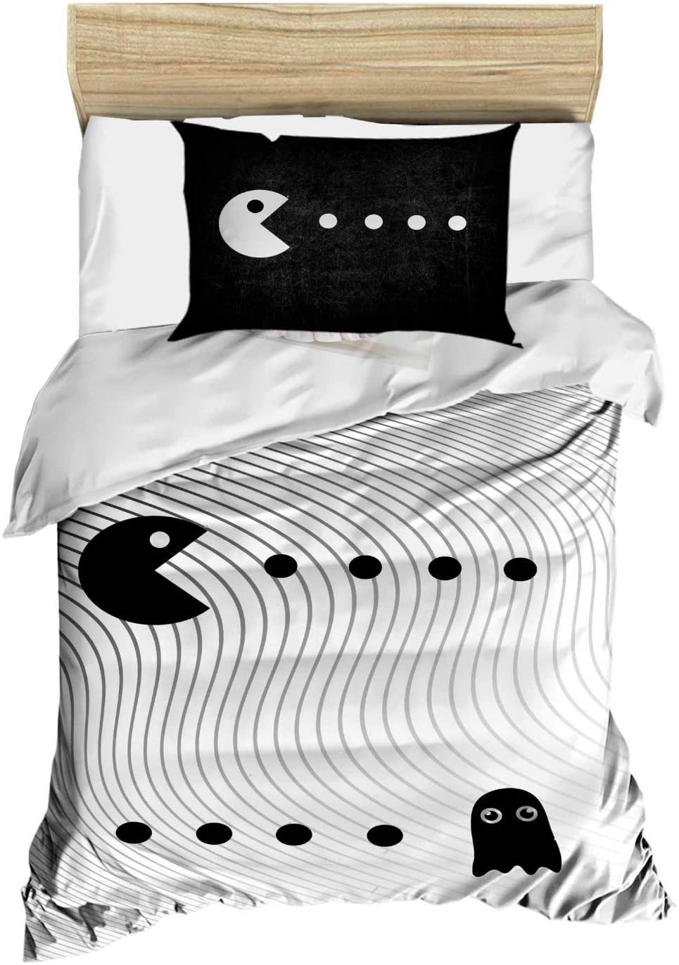 Pacman Duvet Cover Set Single Bed