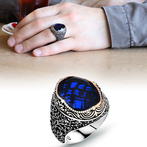 Parliament Zircon Stone 925 Sterling Silver Men's Ring