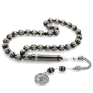  Kuka Rosary with 925 Sterling Silver Tassels