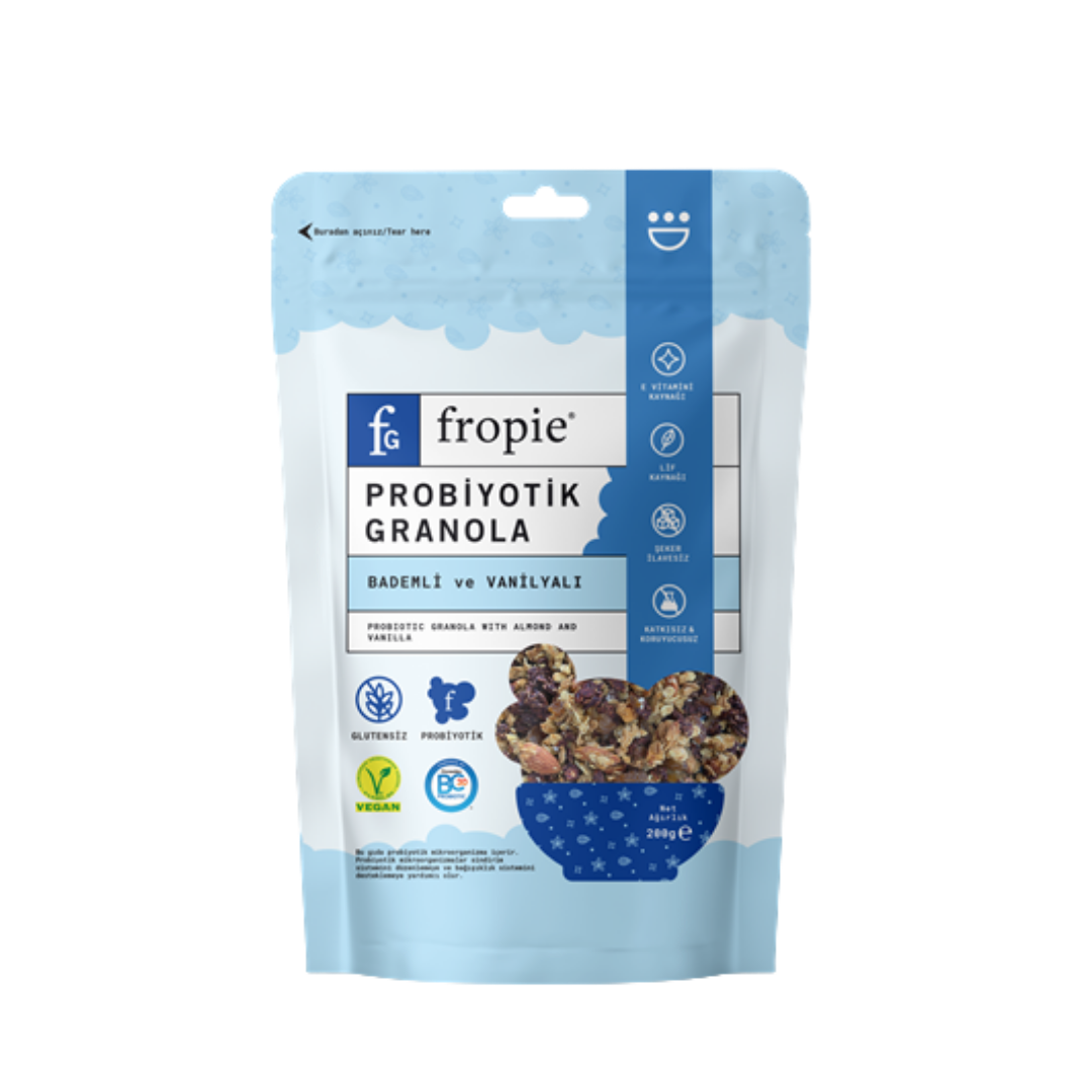 Fropie Almond and Vanilla Probiotic Granola
