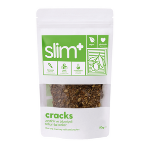 SlimPlus Olive Rosemary Seed Cracker 50g 1