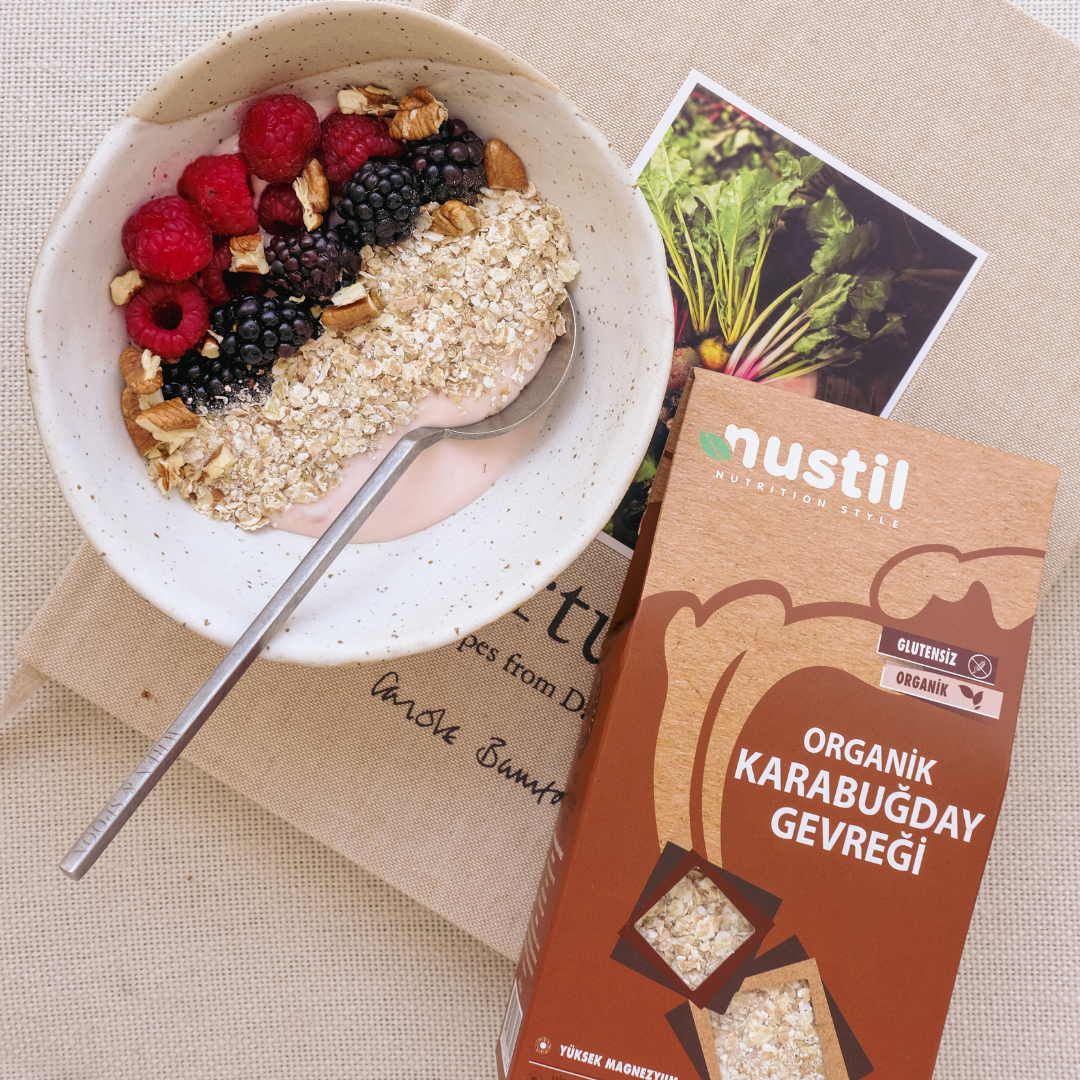 Nustil Nutrition Style Organic Buckwheat Flakes 250g 1