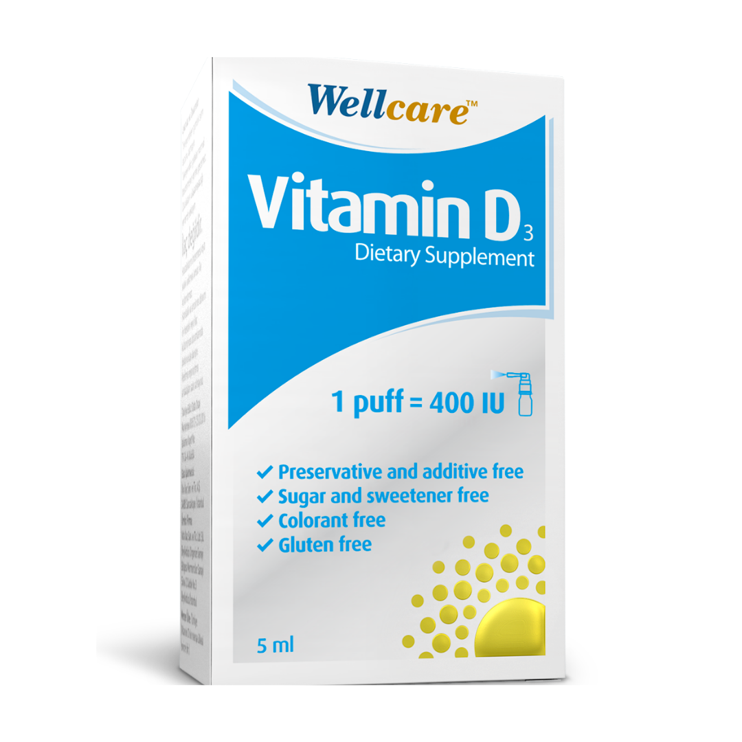 WELLCARE Vitamin D₃ 400 IU 5 Ml Spray