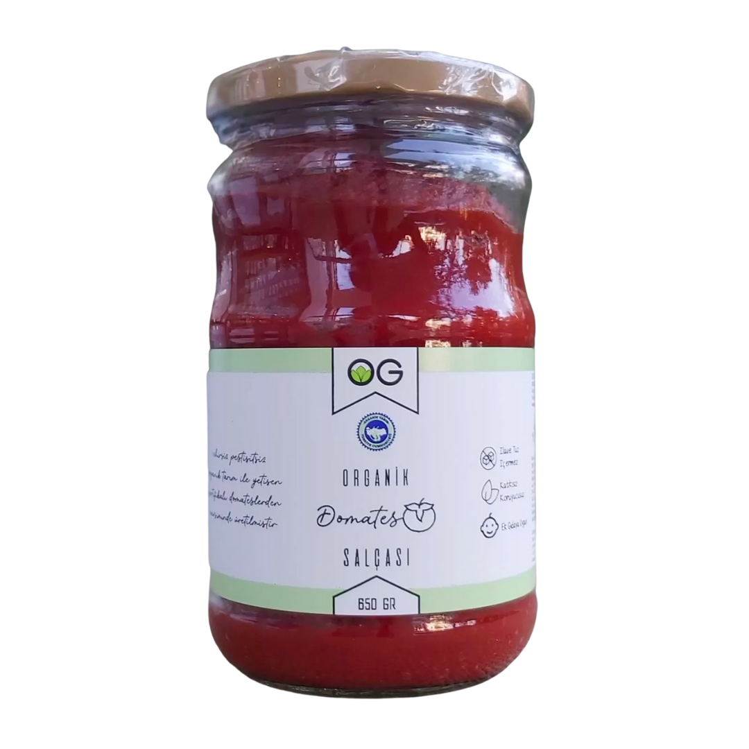 OG Natural Organic Unsalted Tomato Paste 650g