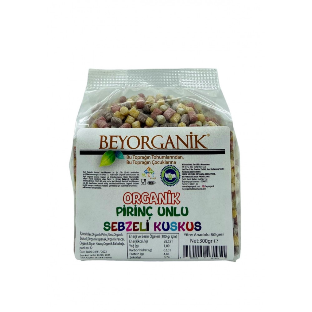 Beyorganik Organic Couscous with Rice and Vegetables 300g