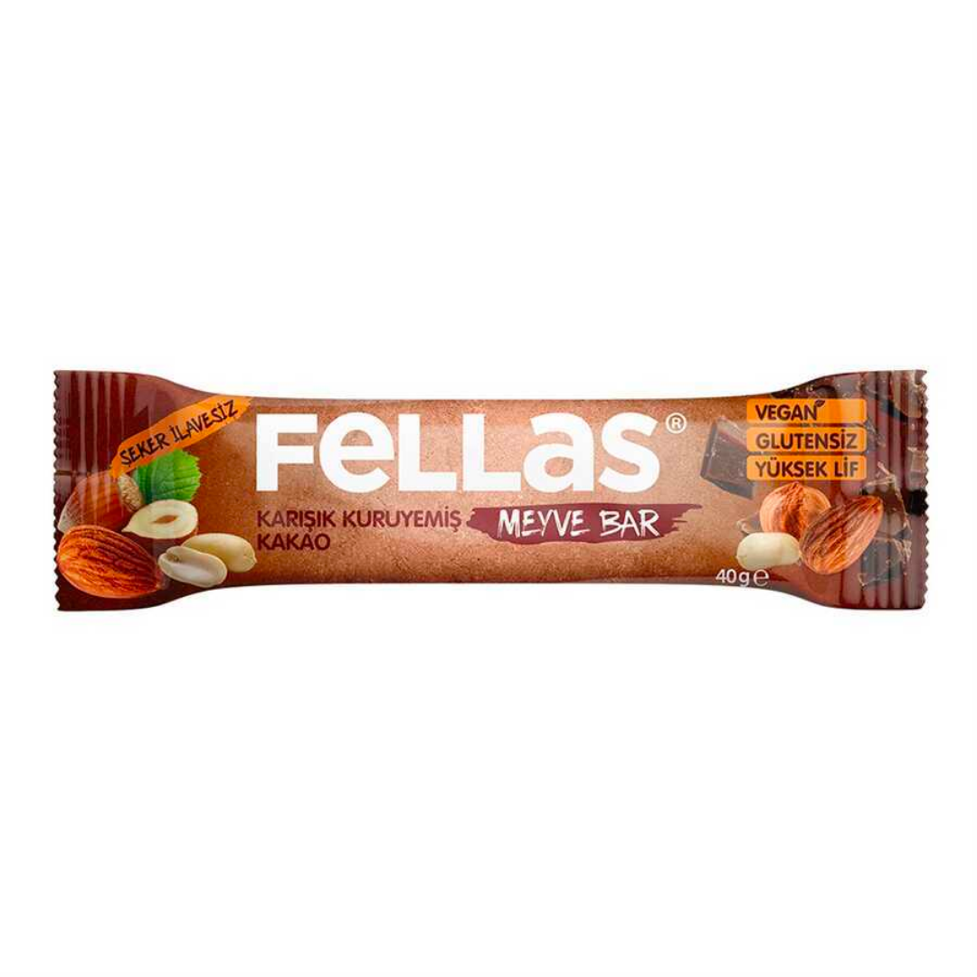 Fellas Mixed Nuts and Cocoa Fruit Bar 40g 