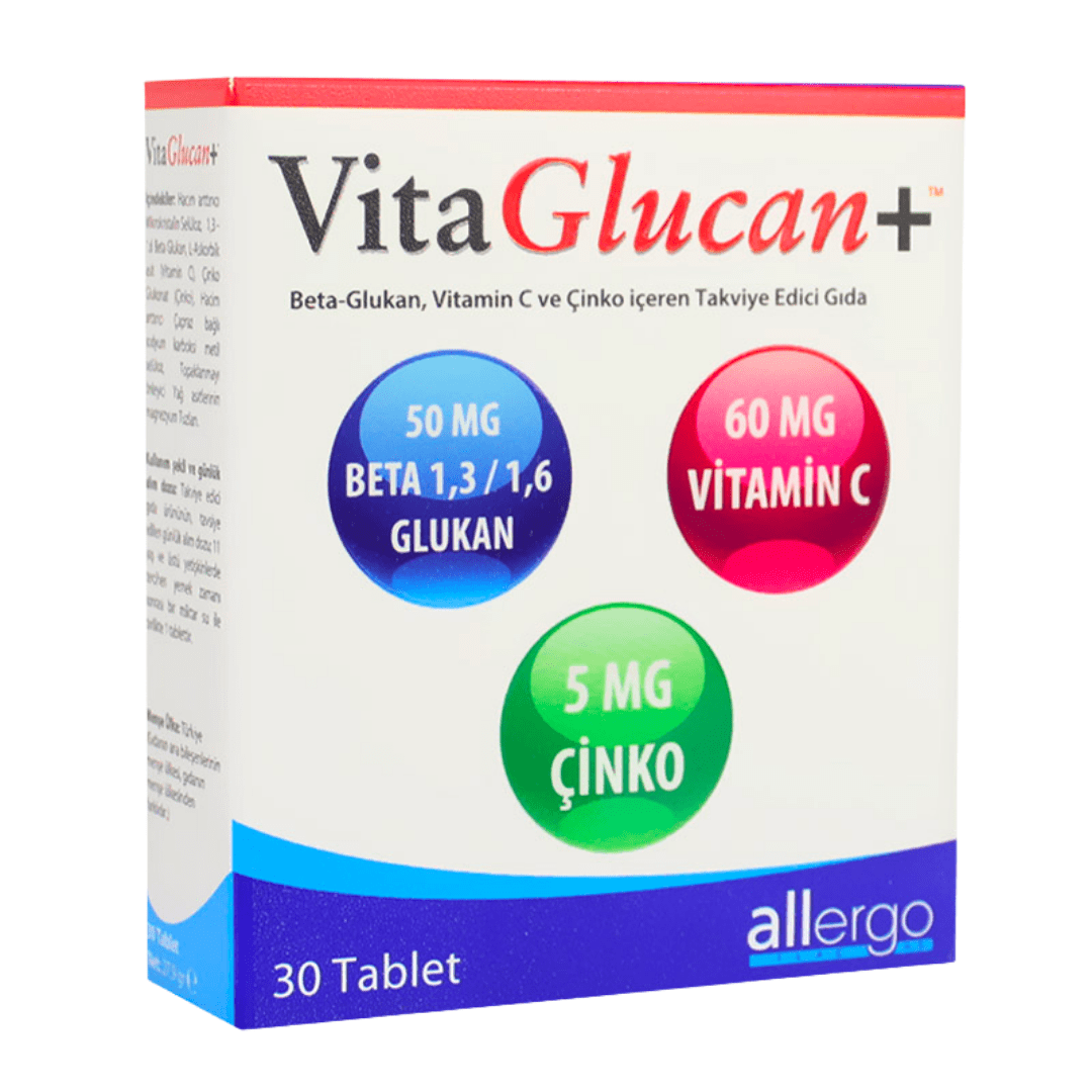 Allergo Vitaglucan plus Capsules 30 tablet
