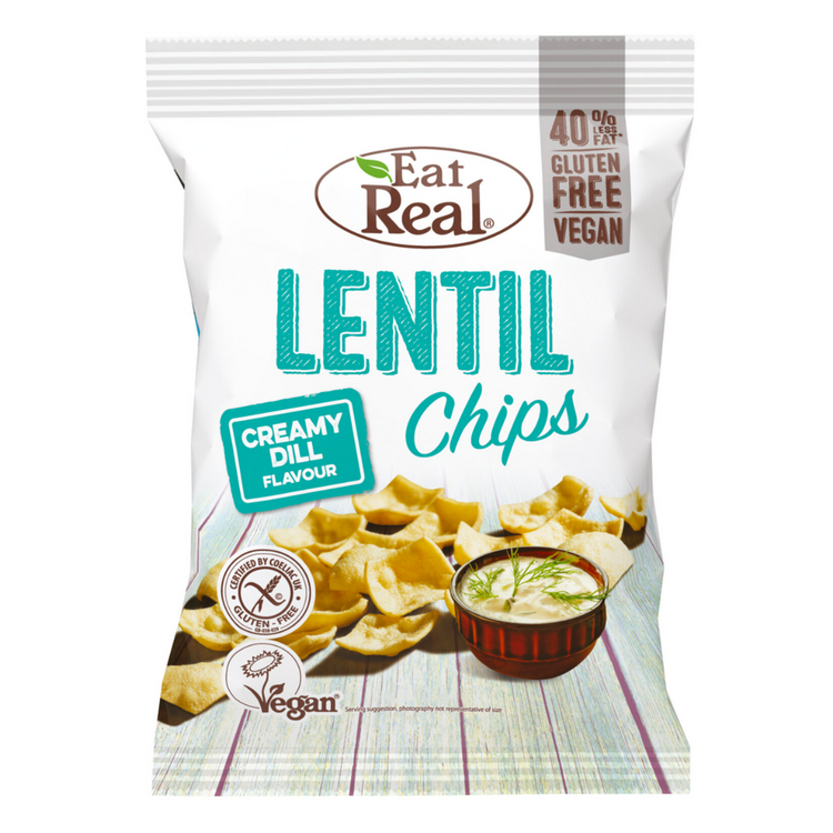 EatReal Lentil Chips with Dill