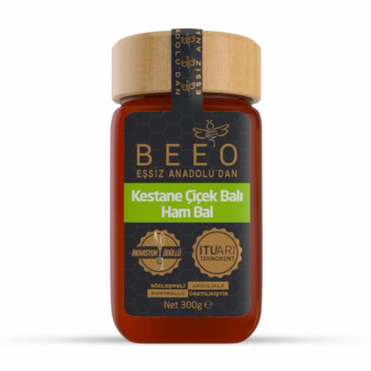 bee and you bee'o chestnut flower honey Raw Honey 300g