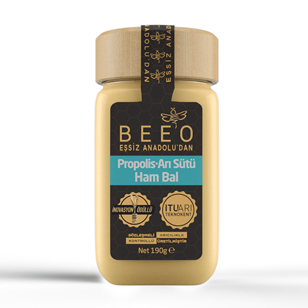 bee and you bee'o propolis plus royal jelly plus raw honey