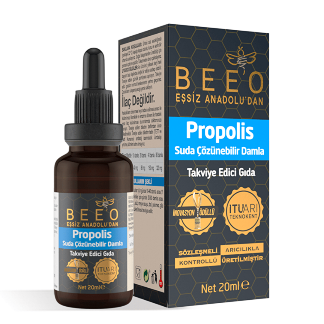 bee and you bee'o water soluble propolis drops 20ml