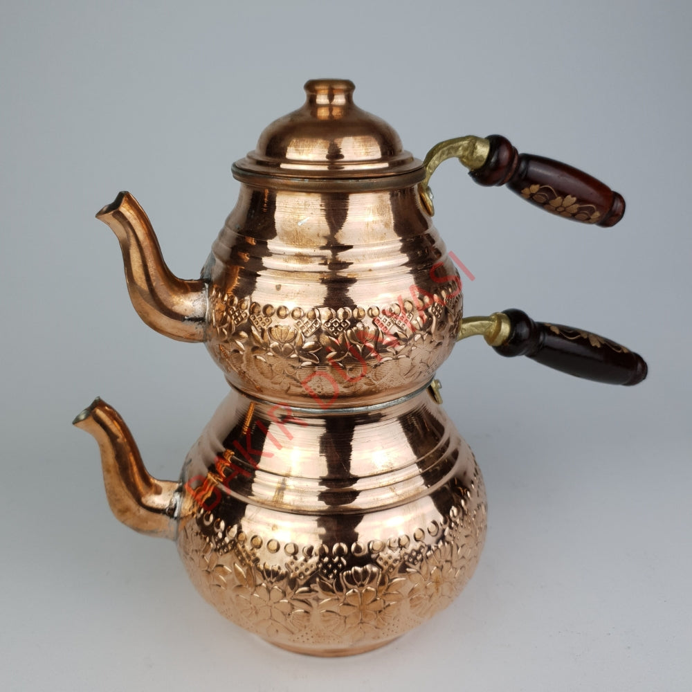 Printed Copper Teapot - With Balcony Enjoyment Option...