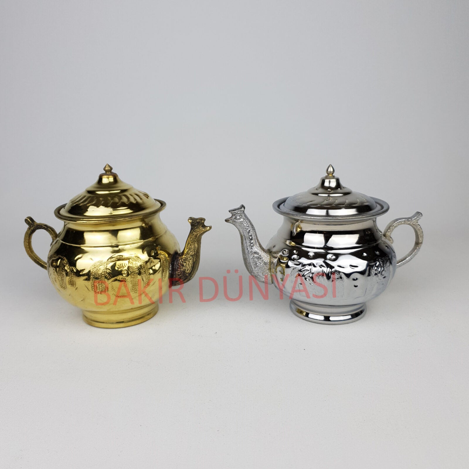 Print Small Brass Teapot