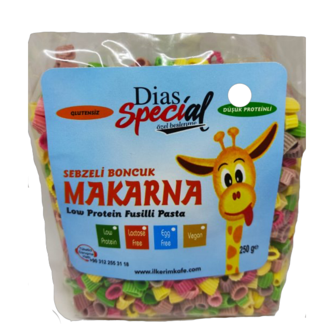 Dias Special Low Protein Vegetable Bead Pasta 250g