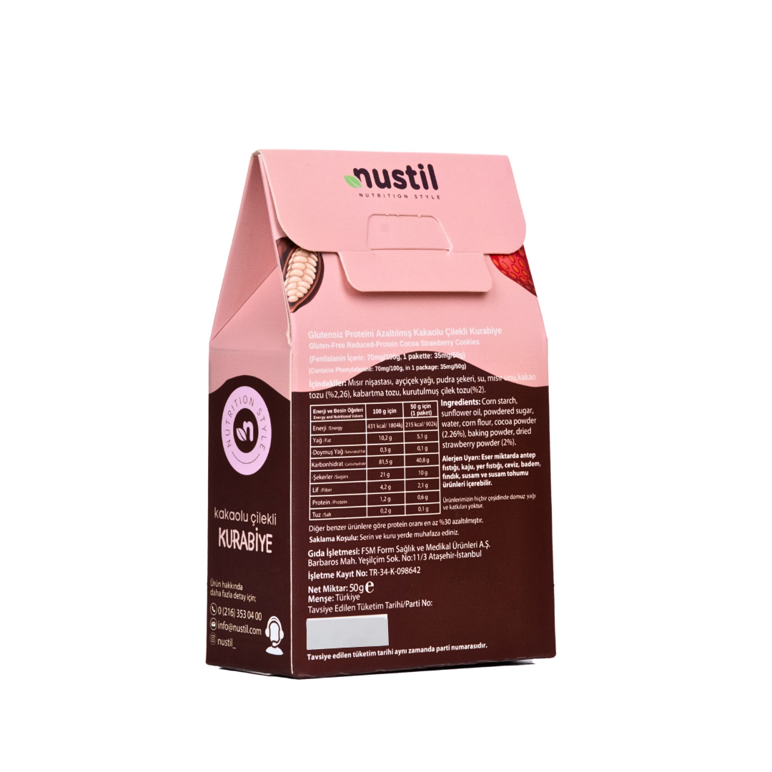 Nustil Nutrition Style Cocoa Strawberry Shortcake 50g 2