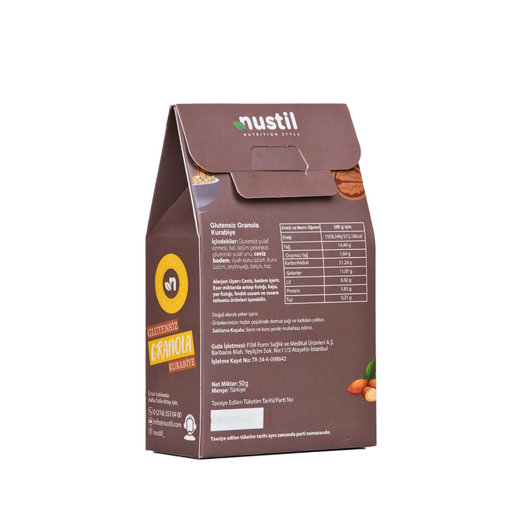 Nustil Nutrition Style Granola Cookies 50g 2