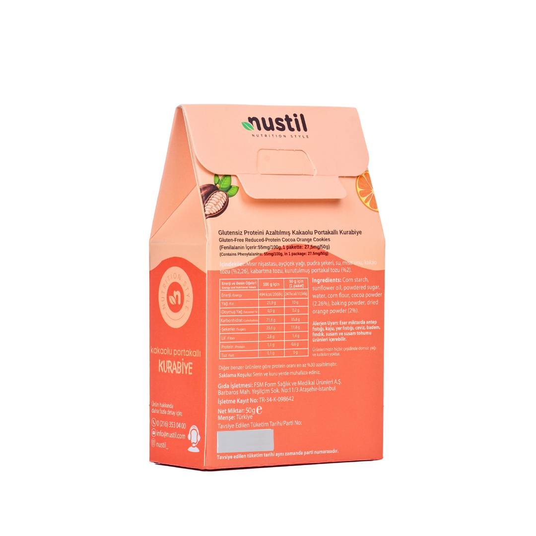 Nustil Nutrition Style Cocoa Orange Cookie 50g 2