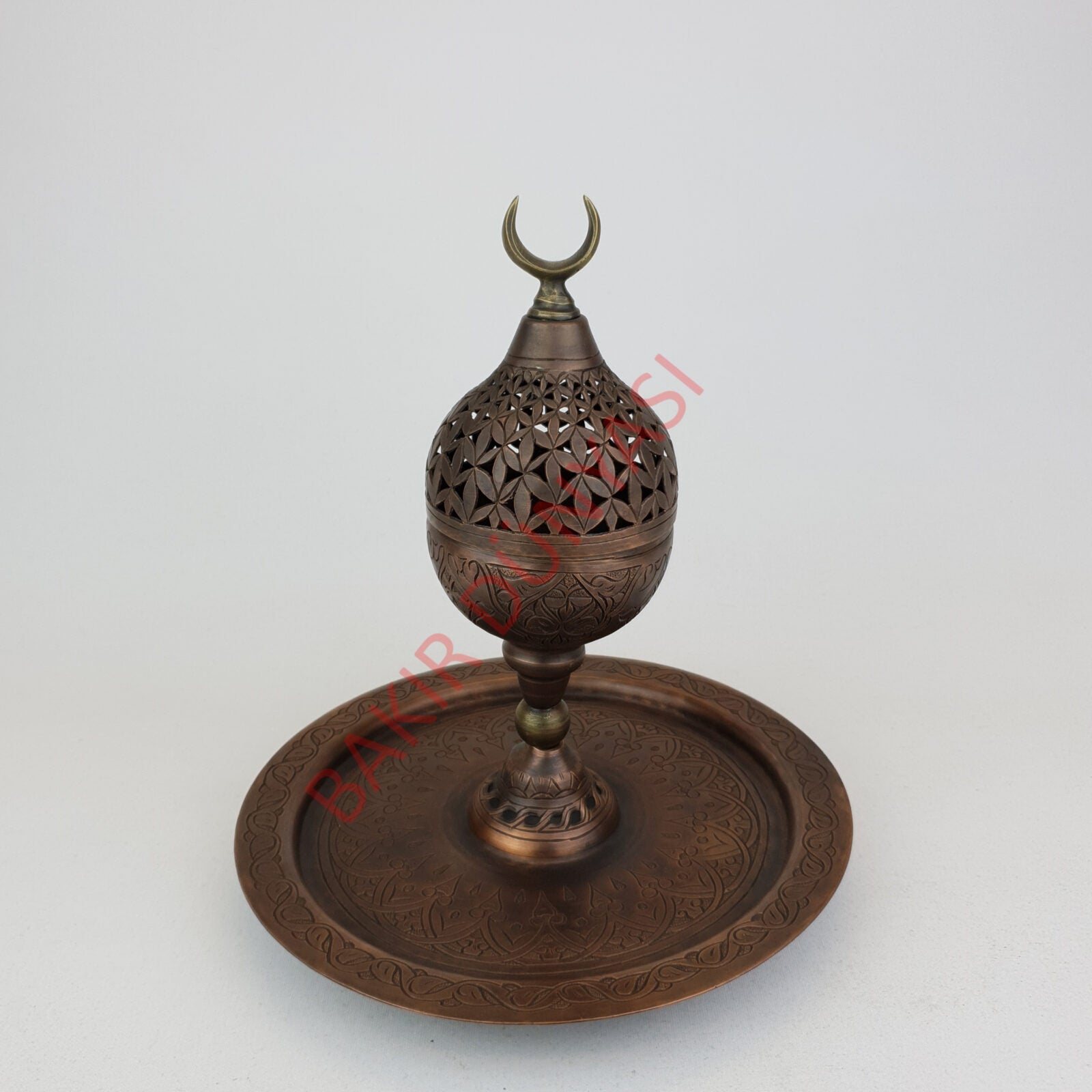 Wire Saw Engraved Copper Censer