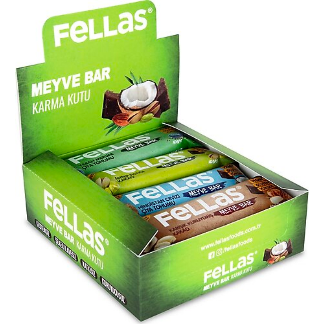 Fellas Fruit Bar Mixed Box 12 Adet 