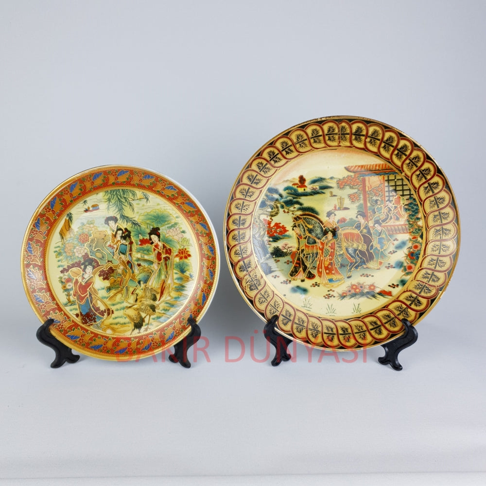 Porcelain Embroidered Decorative Plate