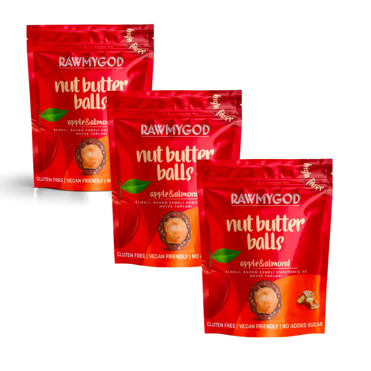 Rawsome Apple and Almond Nut Butter Balls set of 3
