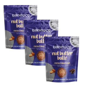 Rawsome Cacao and Hazelnut Nut Butter Balls set of 3