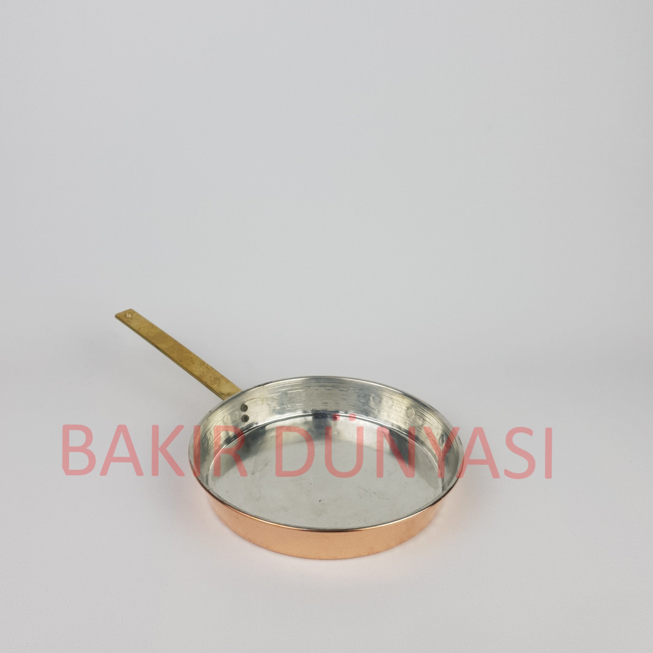 Single Handle Copper Pan Shallow