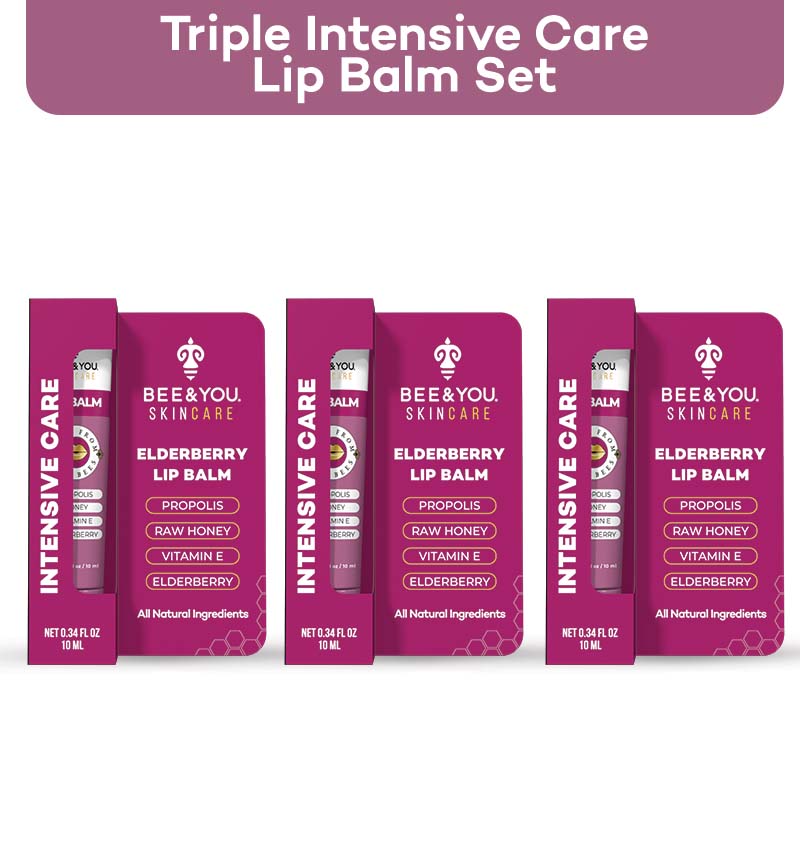 Bee and You intensive care lip balm set