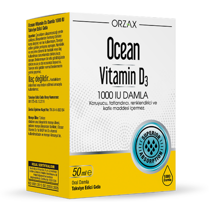 Orzax Vitamin D3 Drop 50ml