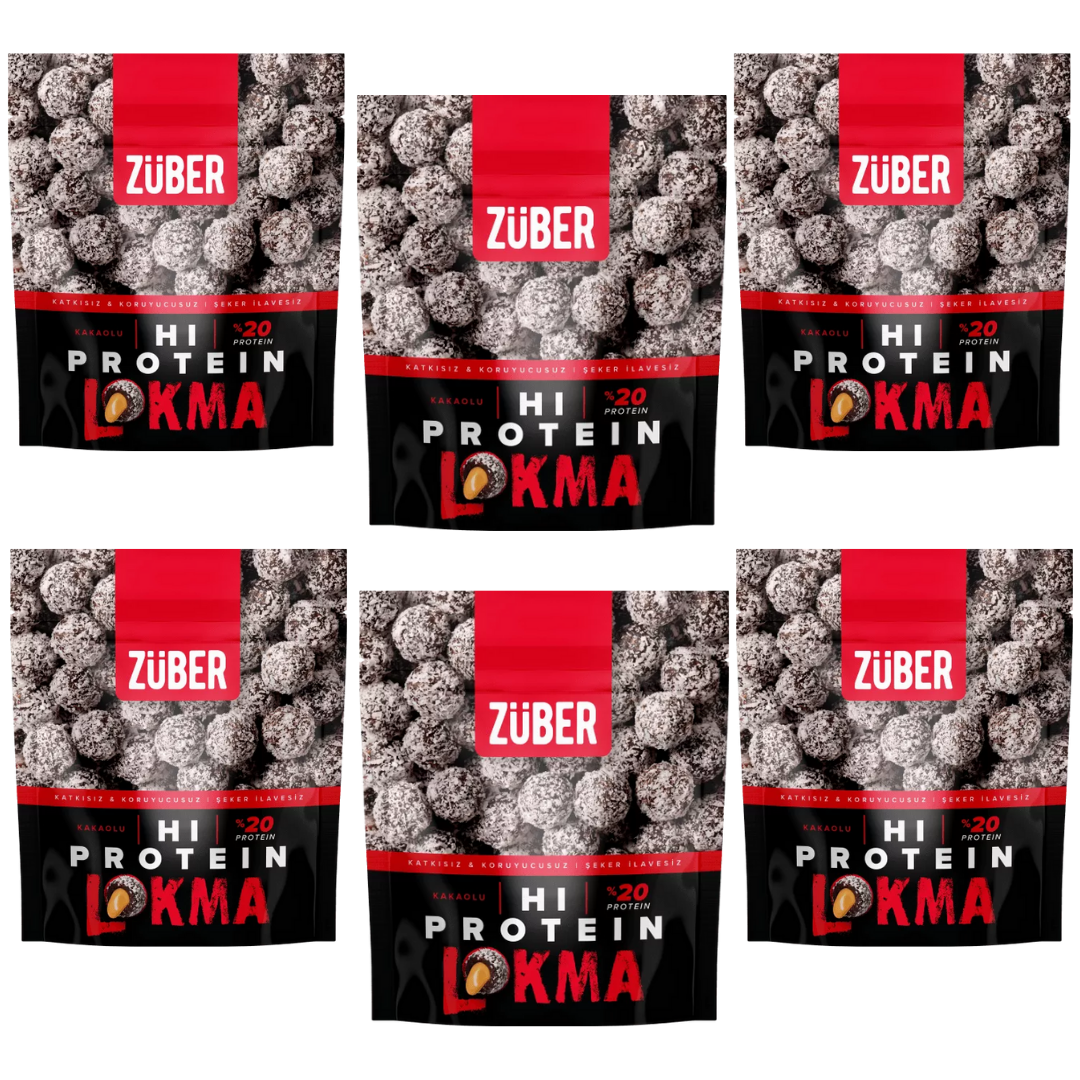 Züber Coconut Coated Hi Protein Bites with Peanut Butter 