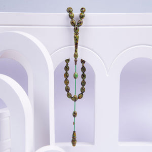 Ve Tesbih Abdullah Darabacı Workmanship Amber Prayer Beads 2