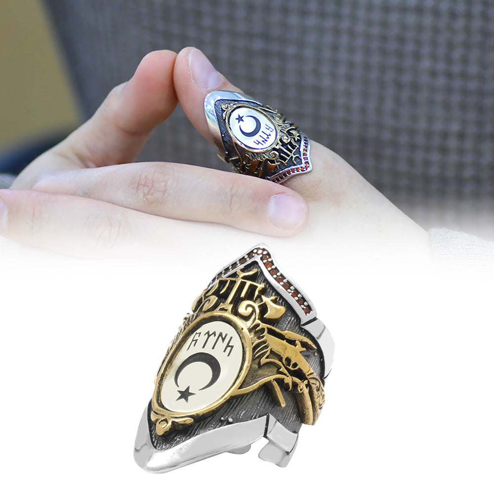 925 Sterling Silver Archer (Zihgir) Ring