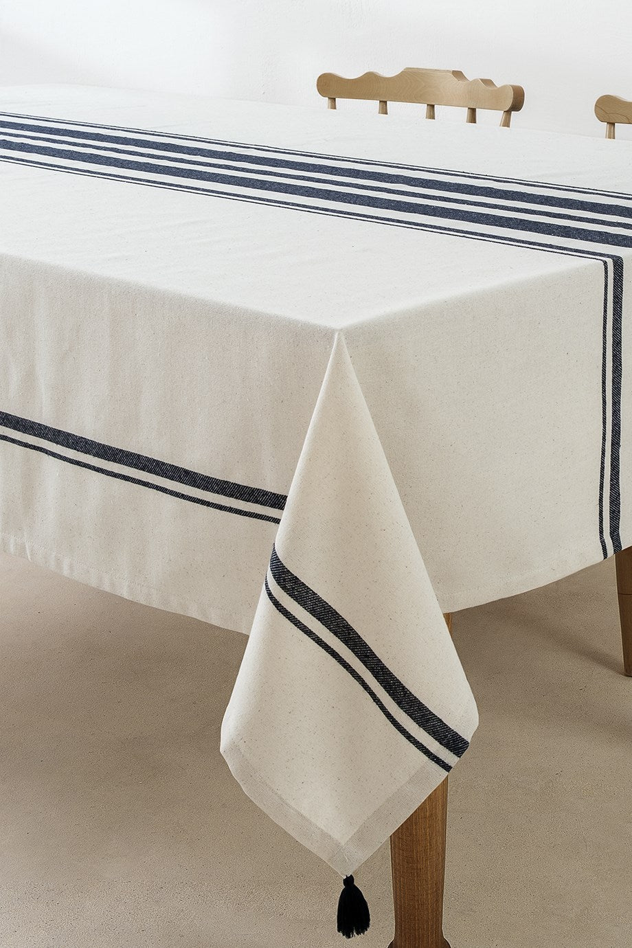 DENIZLI CONCEPT Tereza Navy Blue Tablecloth