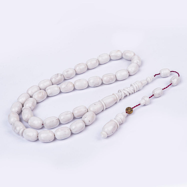 Ve Tesbih Marble Prayer Beads 3