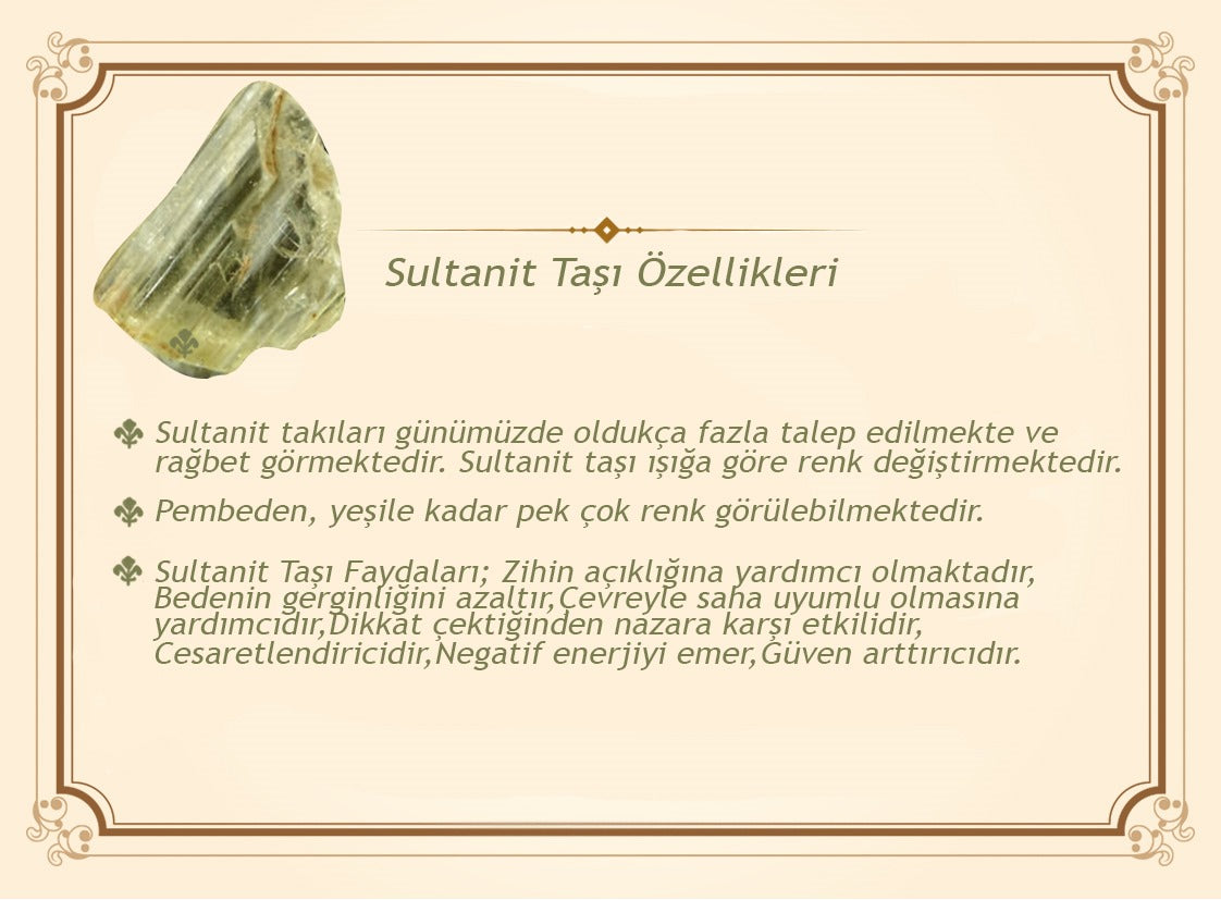 Silver Ring with Zultanite Stone 
