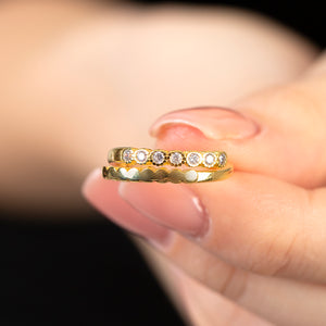  Gold Color Silver Women's Ring 