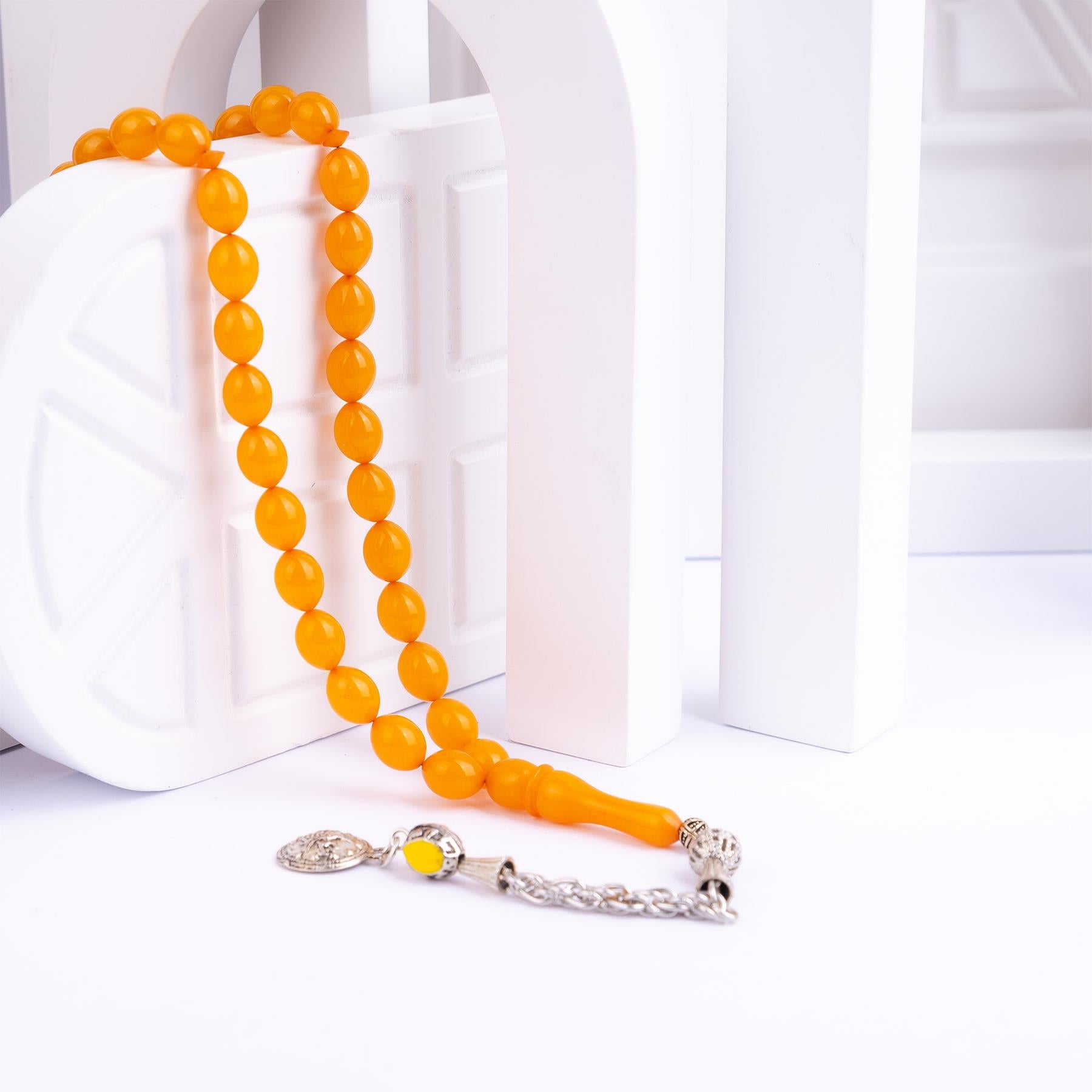 Ve Tesbih Solid Cut and Pressed Amber Rosary 1