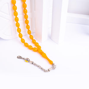 Ve Tesbih Solid Cut and Pressed Amber Rosary 3