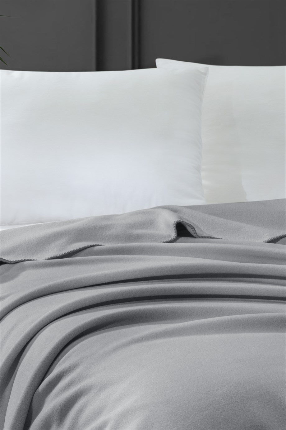DENIZLI CONCEPT Bloom Fleece Blanket Gray (OUTLET)