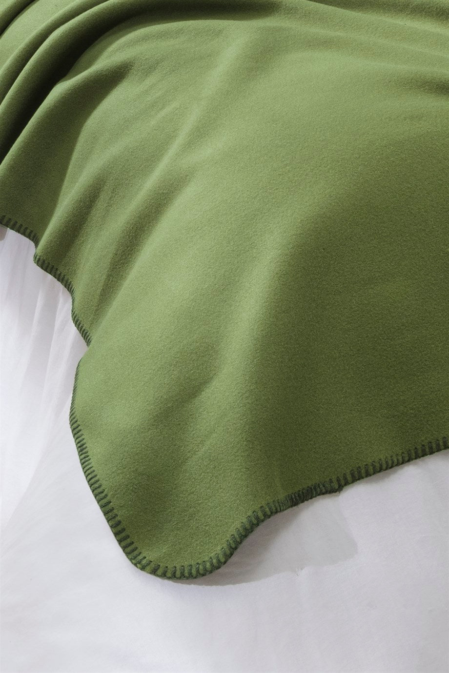 DENIZLI CONCEPT Bloom Fleece Blanket Khaki Green