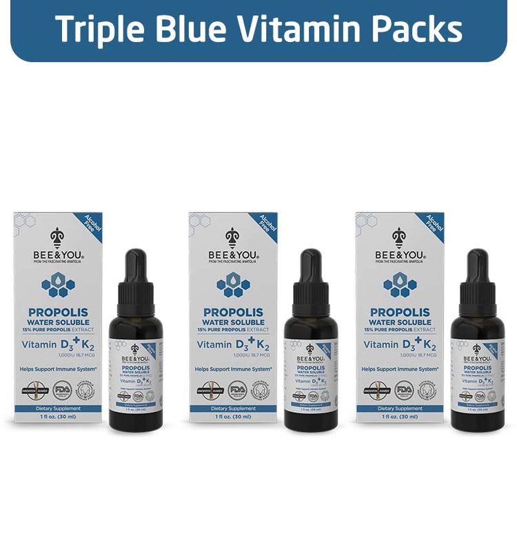 bee and you blue vitamin packs