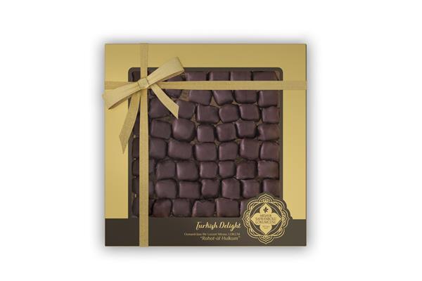 chocolate hazelnut turkish delight acetate box 450g