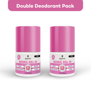 bee and you double deodorant pack women 50ml