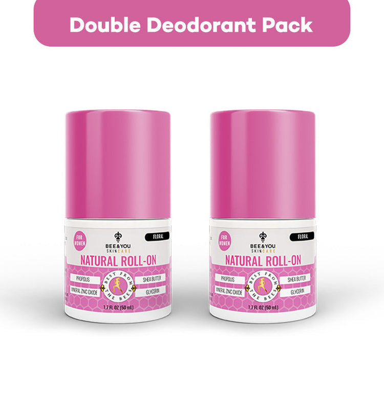 bee and you double deodorant pack women 50ml