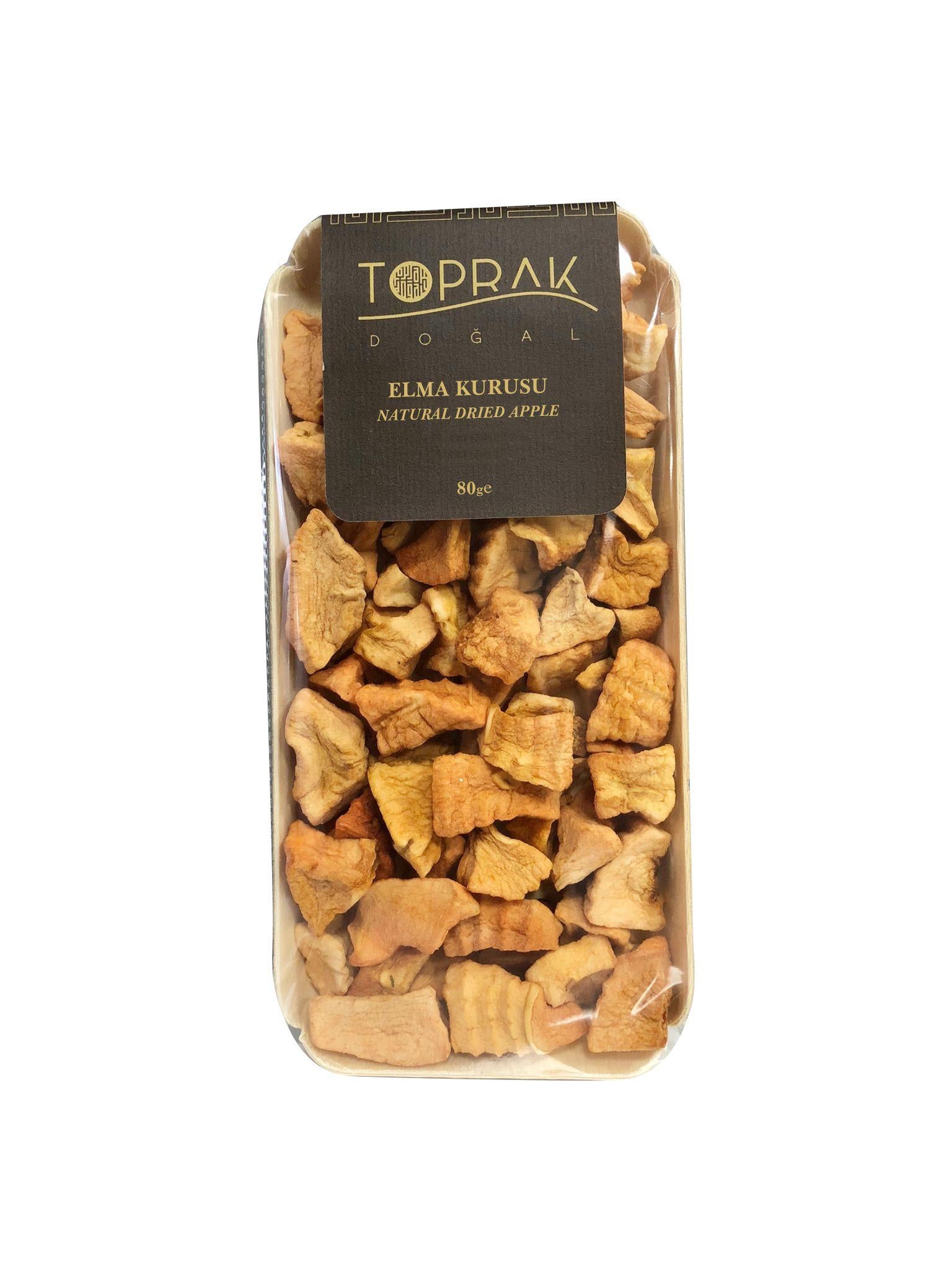 toprak doğal dried apple 80g