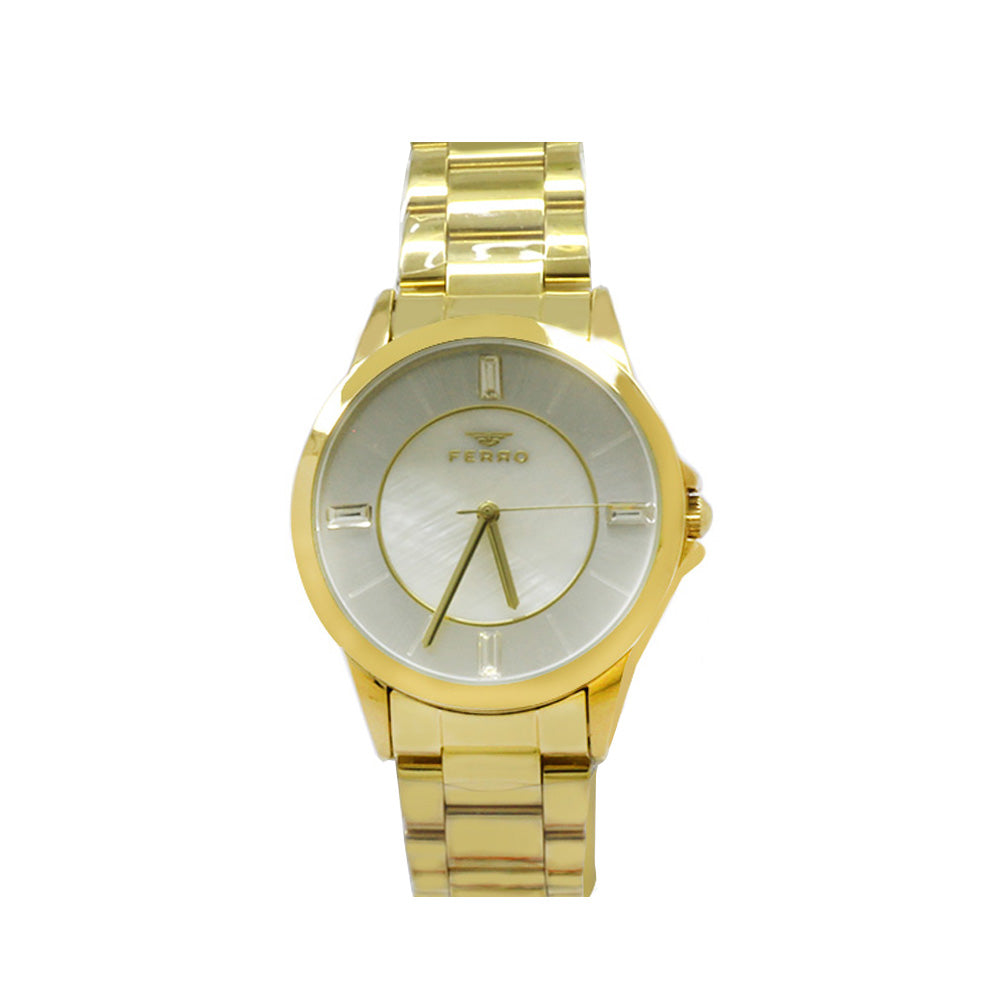 Ferro Gold Color Women Wristwatch TH-F21091A-B