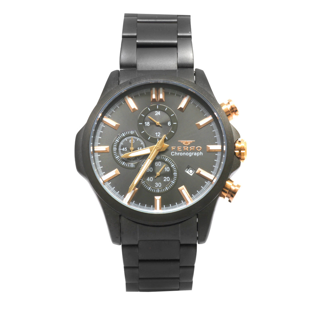 Ferro Men's Wristwatch with Interchangeable Strap
