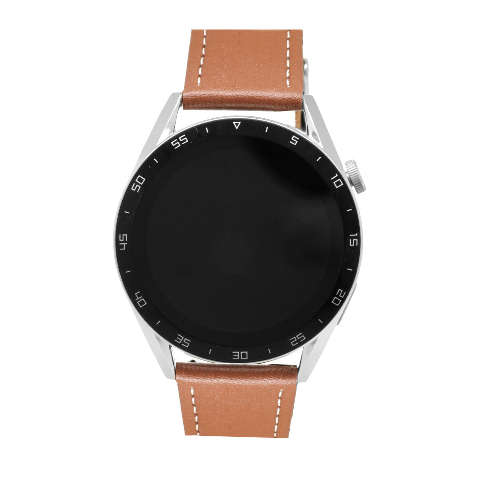 Leather Band Smart Watch